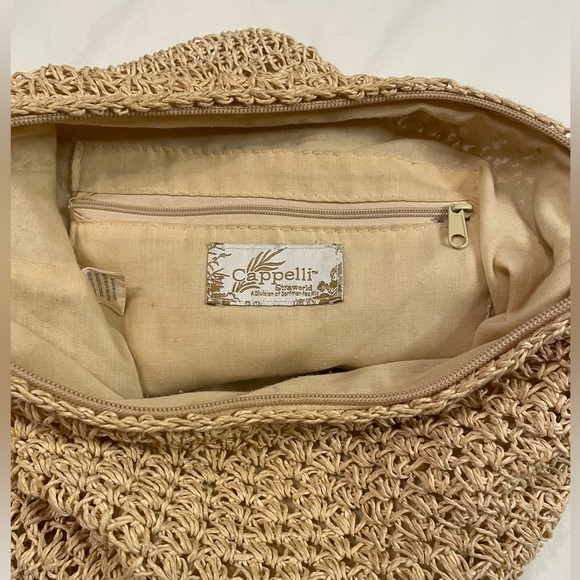 Cappelli Straworld Crochet Bag with Beaded Strap - Picture 3 of 9